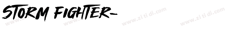 Storm Fighter字体转换